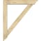 Ekena Millwork Traditional Traditional Rough Sawn Bracket w/ Offset Brace, Douglas Fir, 6"W x 34"D x 40"H BKT0604X34X40TRA01RDF - alternate 2